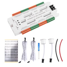 2X Leiter-Nachtlicht, 32 Kanäle, Treppen-LED-Bewegungsmelder, Verhindert Kurzschluss, Controller, DC12V/24V
