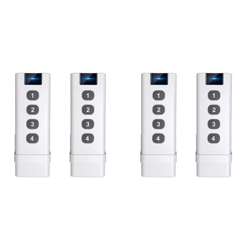 4pcs Tuya ZigBee Control Devices  Wireless Scene  4 Key Remote Portable Remote Controls for Home  Life