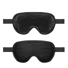 (black) Gel Ice Eye Mask Hot and Cold Compress Sleep Shading Eye Patch Relieve Fatigue Beauty Ice Pack Reusable
