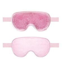 (grey) Gel Ice Eye Mask Hot and Cold Compress Sleep Shading Eye Patch Relieve Fatigue Beauty Ice Pack Reusable