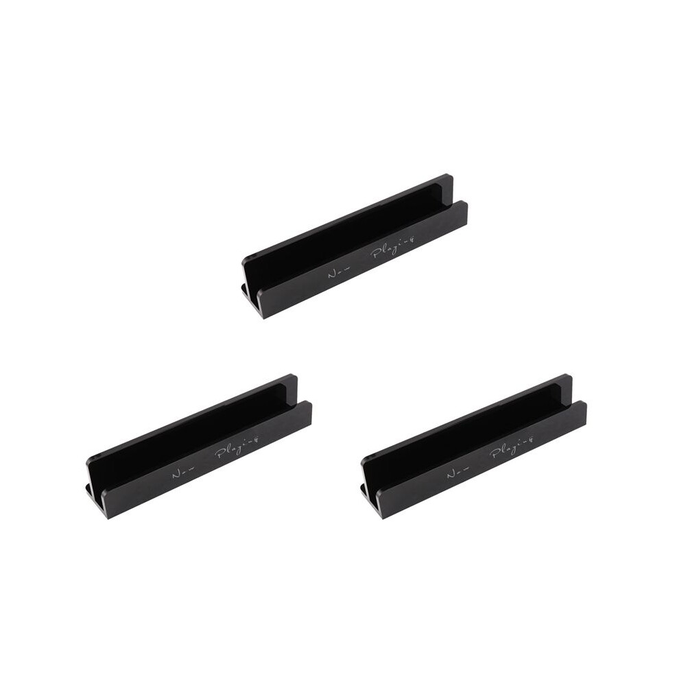3X Now Playing Acrylic Display Stand For Lp Vinyl Record / Deluxe Packaging Black 6031076036994
