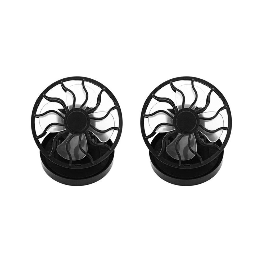 2Pcs Portable Solar Powered Fan Clip Climbing Cooling Fan Camps Wilderness Summer Hand Held Hat Cap Fan Light 6031281561106