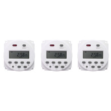 3X New LCD Digital Control Power Programmable Timer 12V 16A Relay