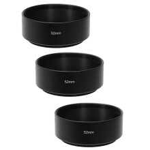 3X 52mm Mount Standard Metal Lens Hood for