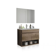 Pack de baño con lavabo cerámico Thai