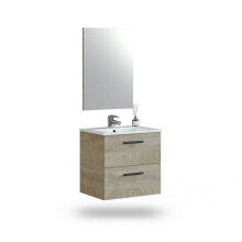 Mueble de baño con espejo Sense 2 cajones 60