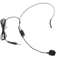 Microfono auricolare cablato da 3,5 mm per chiamate aziendali, conversazioni, riunioni d'ufficio, microfono regolabile con riduzione de