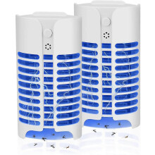 Lampada elettrica antizanzare, repellente UV per mosche, zanzare e falene da collegare alla presa di corrente.