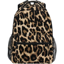 Zaino con stampa leopardata per uomo e donna, zainetto leggero ideale per viaggi, escursioni, campeggio, scuola e per trasportare il la