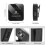 Microfono lavalier wireless per iPhone e iPad, ricevitore a 8 pin, doppio microfono, nero, audio nitido. 4