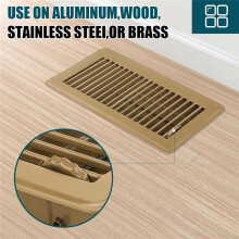 Floor Register 4x10, 4 Pack Floor Register Vents,Heavy Duty Steel Walkable Floor Grates,Adjustable Decor Grate