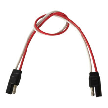 6/12 V 12 in Flat Extension 2 Pole Trailer Connector Plug Harness 47965 for US Plug Models
