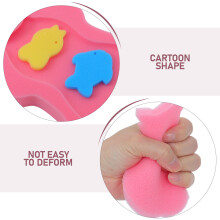 1Comfortabele Baby Badmat: Roze Schuimkussen Met Ergonomische Steun