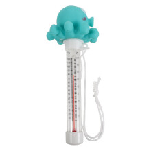 1Cartoon Octopus Zwembad Thermometer Drijvend PVC Design