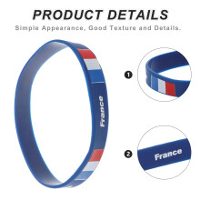 20St Unisex Frankrijk Siliconen Polsband Voor