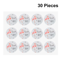 360St Ronde Thank You Labels Voor Snoepzakjes Met Kleurrijk Design