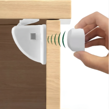 Cerradura Magnética de Seguridad para Armarios y Cajones 12 uds 3 llaves — seguridad infantil, bloqueo muebles niños