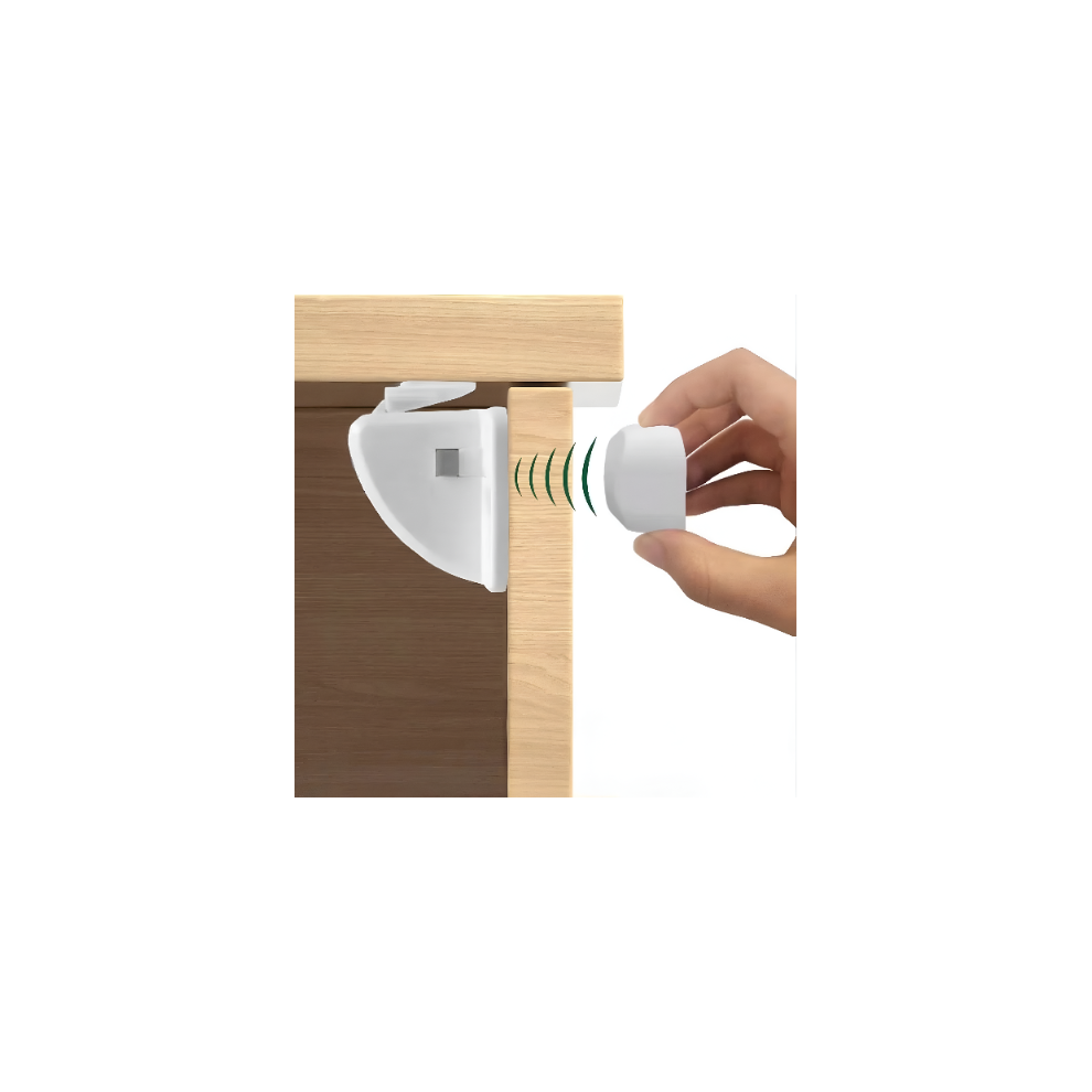 Magnetic Lock Safety Cabinet Drawer Lock 12 Pcs 3 Keys Â Cabinet Locks, Magnetic Locks, Drawer Lock, Furniture Safety 5902362867718