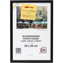 Cadre photo en bois 20x30 cm à suspendre pin élégant noir — cadre photo, galerie murale, cadre a4, décoration intérieure