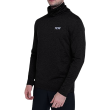 Maglia Sportiva Termoattiva da Uomo Per Correre Con Golf Nero M — abbigliamento termico uomo, maglia da running