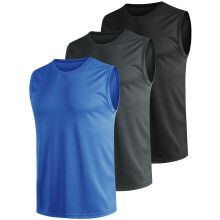 Canotta da Uomo Termoregolante Traspirante Set da 3 Pezzi Per Palestra XL — canotta uomo, abbigliamento sportivo uomo