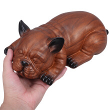 1Decoratieve Urn Hars Liggend Puppy Gedenk Urn