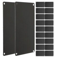 20St Metalen Aluminium Naamborden, Zwart, Voor Huisgebruik