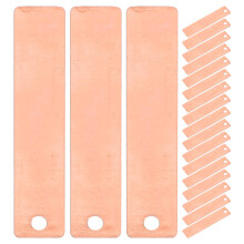 20St Koperen Batterijstrips Met Instructies Voor Scheikunde En