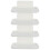 4St Foldable Wandrek Voor Badkamer, Keuken, Wit, 1