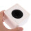 6St Microfoon Logo Cube Wit Met Stevig Kunststof Mic Accessory 7