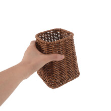 Retro Organizer Met Imitatie Rattan Voor Keuken