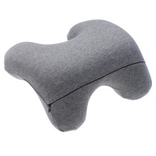 1Memory Foam Nekkussen Donkergrijs Voor Slapen Thuis En Op Reis