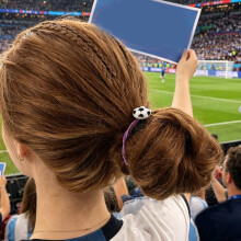 30St Elastische Voetbal Haarbanden Voor Met Sportieve Print