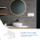 1Pegboard Haardrogerhouder Ruimtelijk Wit Kunststof Stand 5