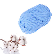 50G Lichtblauw Cotton Yarn Voor Handbreien En Comfortabel