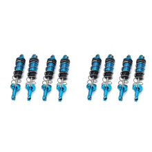8 Amortiguadores de Metal para SCY 16101 16102 16103 1/16 RC Car Upgrades Parts Accessories, Azul