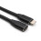 USB C Extension Cable Zwart Bi-Directioneel Type C Kabel 8