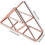 Triangular Metal Napkin Holder for Kitchen and Dining Table, Modern Tabletop Tissue Organizer 2