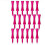 Plastic Golf Tees 50 Pack, 2 3/4 Inch Set, Pro Height Control, Practice Use, Pink 1