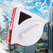 2026 Magnetic Window Cleaner for 15-24mm Double Glazing with Strong Magnet and Ergonomic Handle, Red