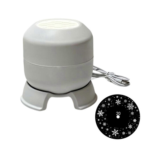 Rotating Ocean Projection Lamp, Underwater Projector Light with Dynamic Rotation and Adjustable Brightness
