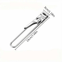 Adjustable Stainless Steel Jar Opener for Weak Hands, Easy Grip Manual Bottle and Lid Opener for Kitchen Use