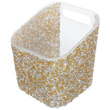 Gouden Rhinestone Tandenborstelrek Voor Badkamer Wandmontage