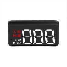 Car Universal GPS Head Up Display, Speedometer USB Interface, Driving Direction, Overspeed Warning, Clear Fault Codes, F