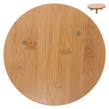 1Bamboe Ronde Plant Pedestal Voor Kleine En Ornamenten