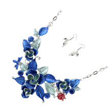 1Sweater Necklace Bloemdesign Vrouw Accessoires Set
