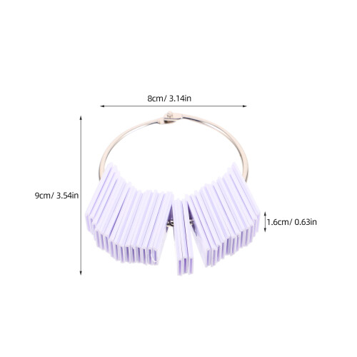 1Set Professionele Haarkleur Ringhouder Met Snelsluiting Voor Samples 1