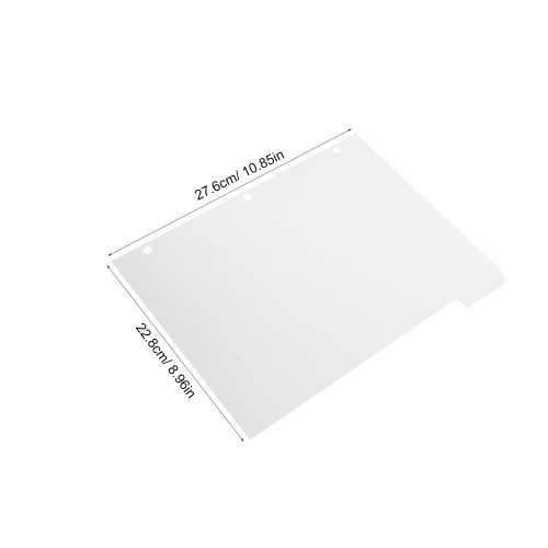 4Sets Witte white Scheidingsvellen Met Tabbladen Voor Notebooks 1