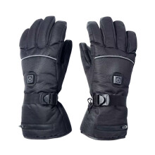 Duurzame Verwarmde Handschoenen Voor Outdoor Gebruik Zwart