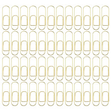 60St Gouden Metalen Clips - Penhouder Voor Journal En Kantoor